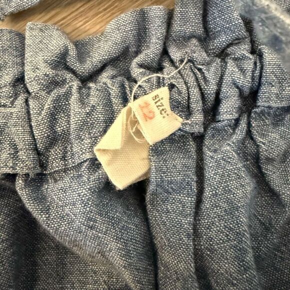 Crewcuts Girls 2 Set Outfit black & white plaid and denim size 12 - Picture 4 of 9